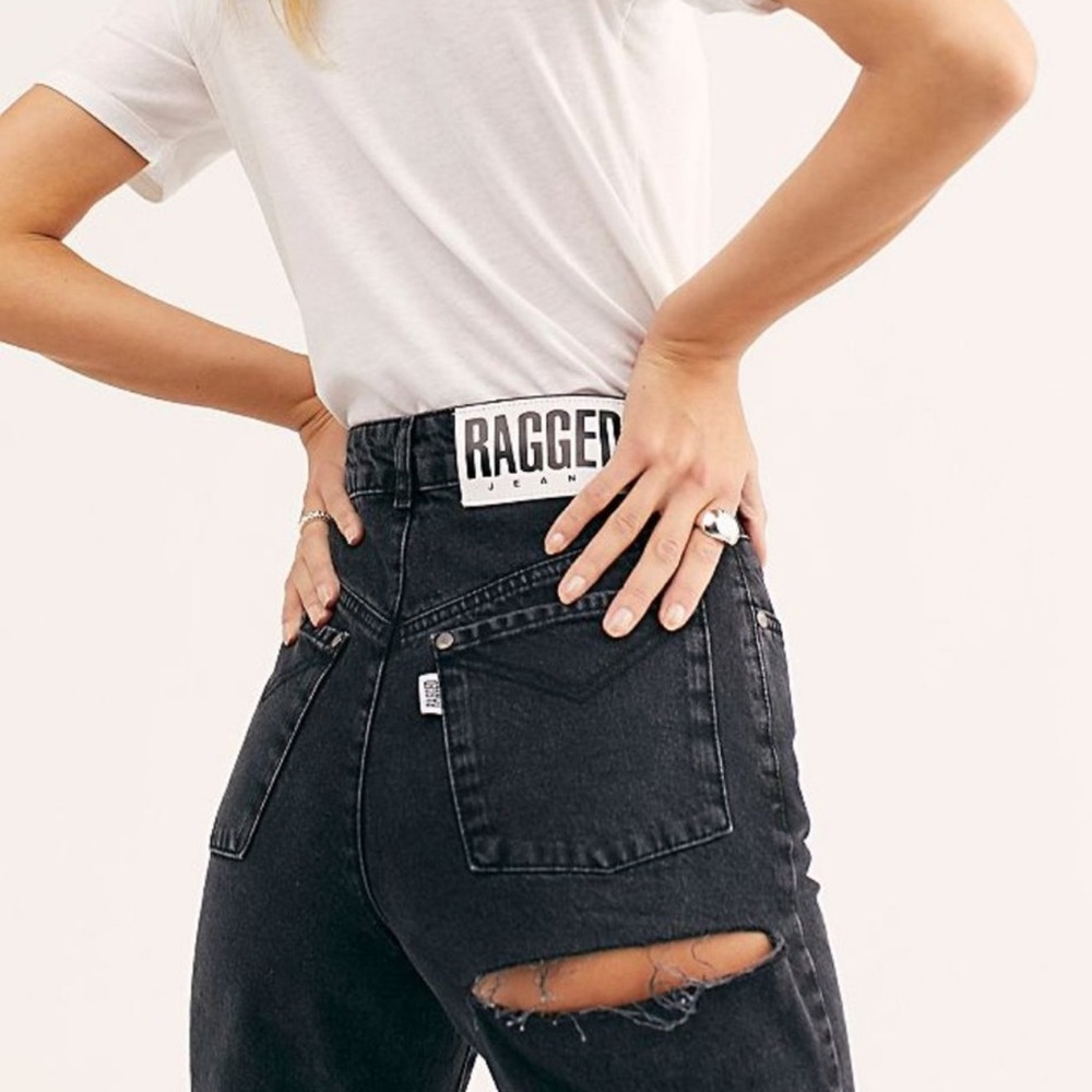 NWT The Ragged Priest Back Slash Mom Jeans Women’s size 26